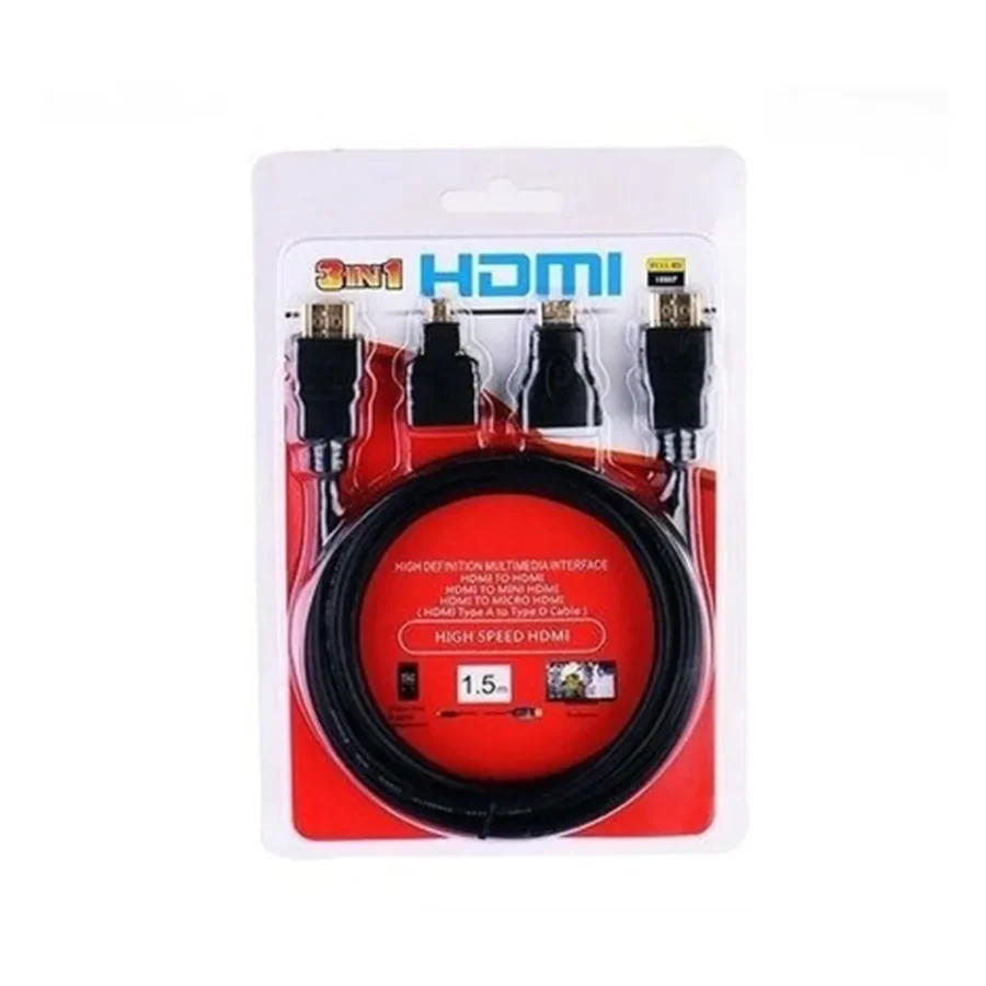 Cable HDMI 3 en 1 SM C7820