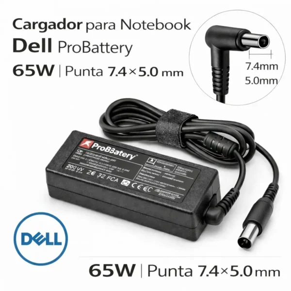Cargador para Notebook Dell TC 65 W