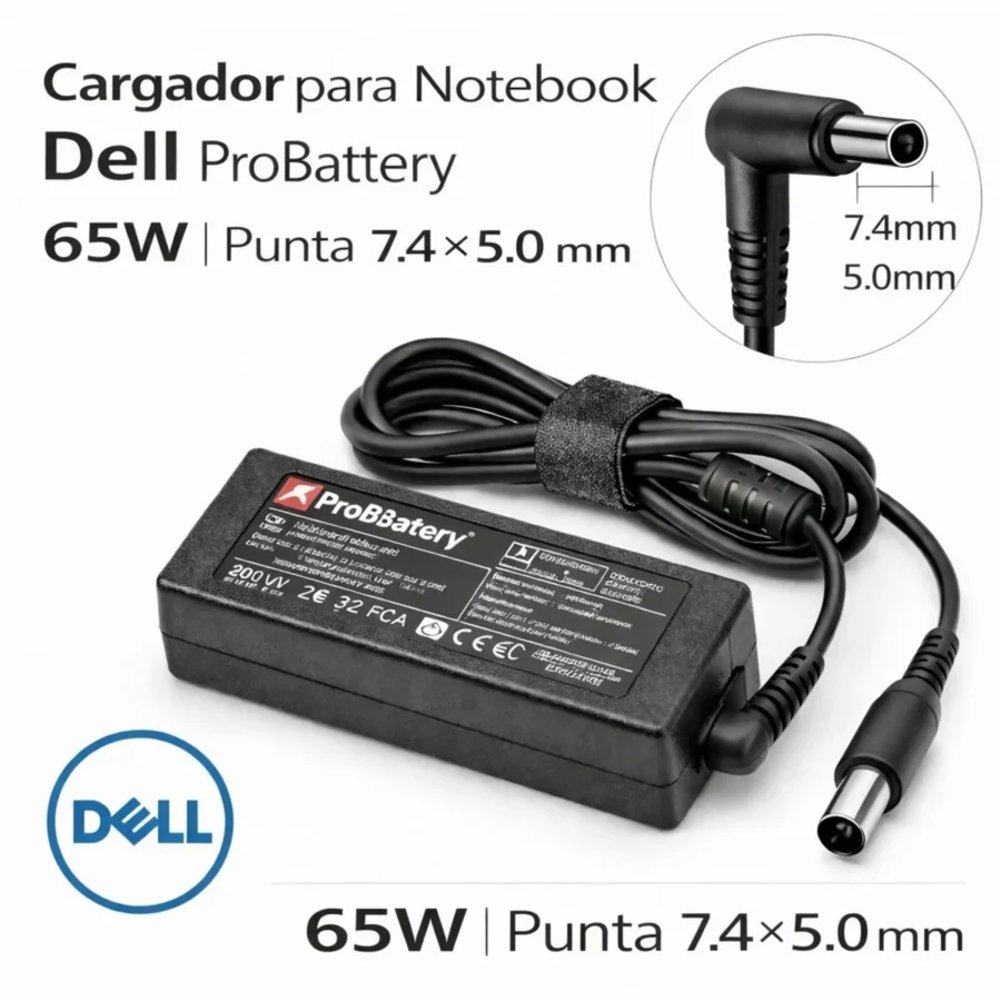 Cargador para Notebook Dell TC 65 W
