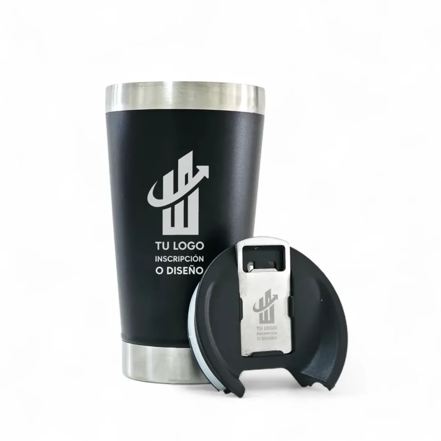 Vaso Café 473 ml con Destapador