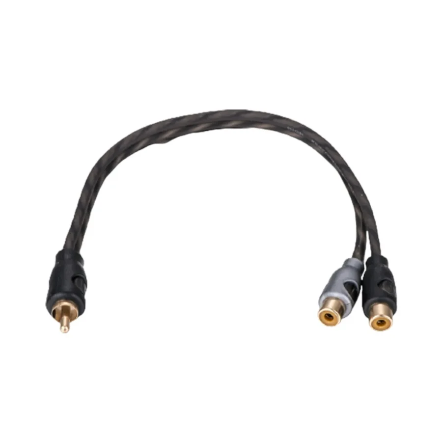 Cable Derivador RCA 2 Hembra a 1 Macho