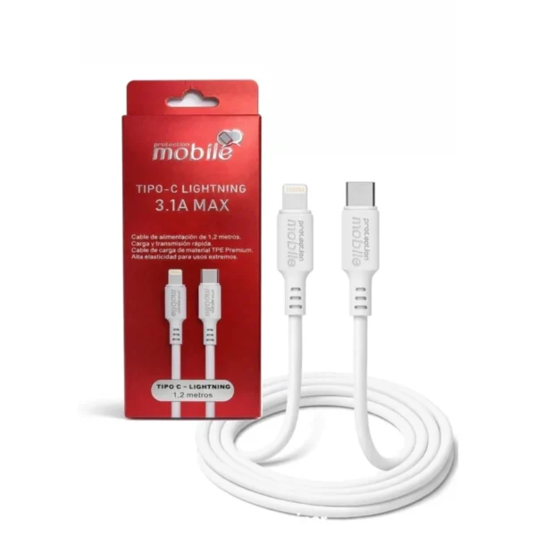 Cable iPhone USB-C a Lightning Premium