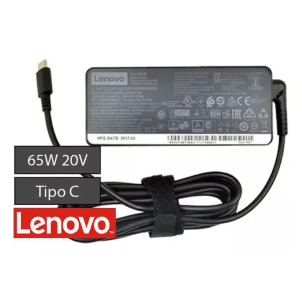 Cargador para Notebook Lenovo USB-C 65 W