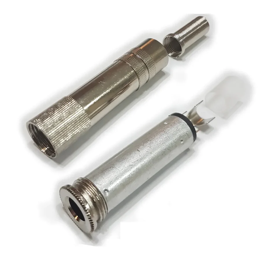 Ficha Plug 6,5 mm Estéreo Metálica Vapex
