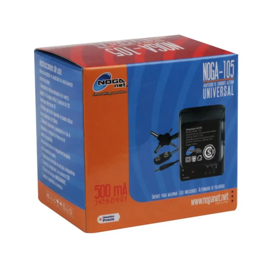 Fuente Múltiple Noganet NOGA105 5 Puertos 500 mA