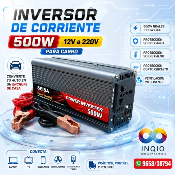 Inversor Conversor Seisa 500 W DY8109