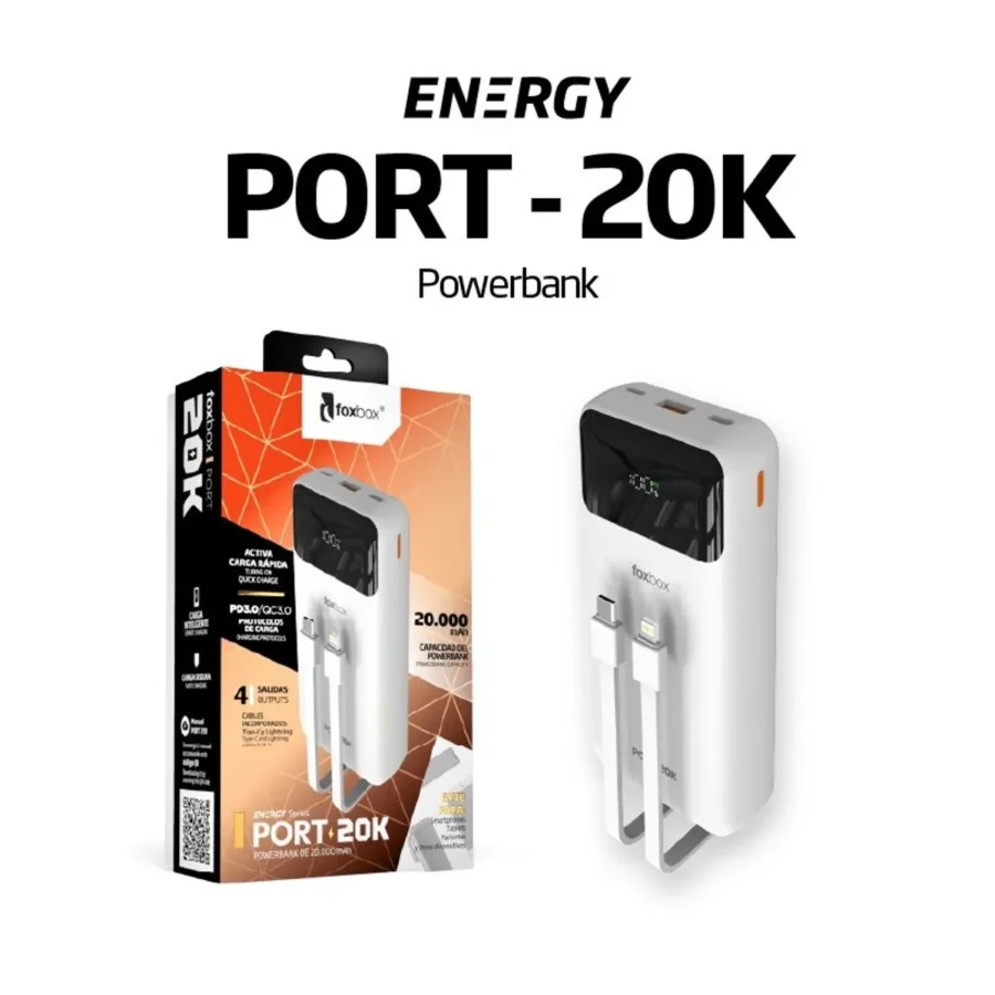 Power Bank FoxBox Energy Port 20.000 mAh