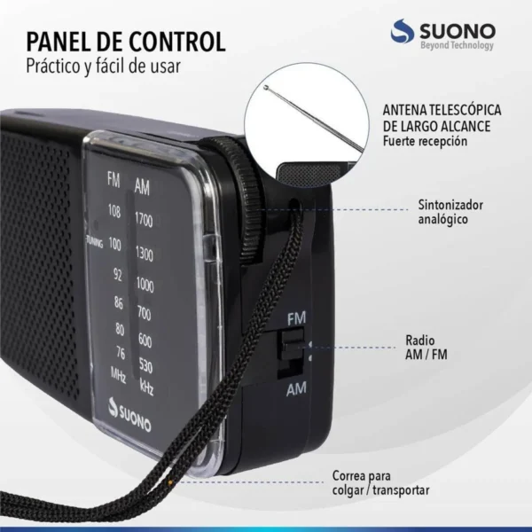 Radio Portátil de Mano Suono AYV0021