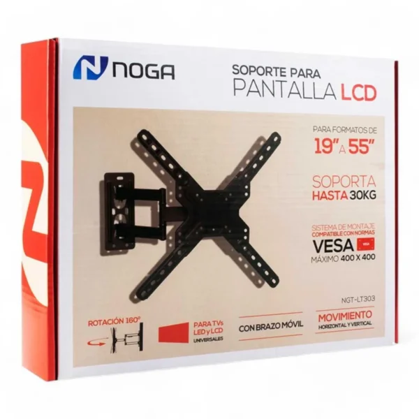 Soporte Móvil para TV Noganet hasta 55"